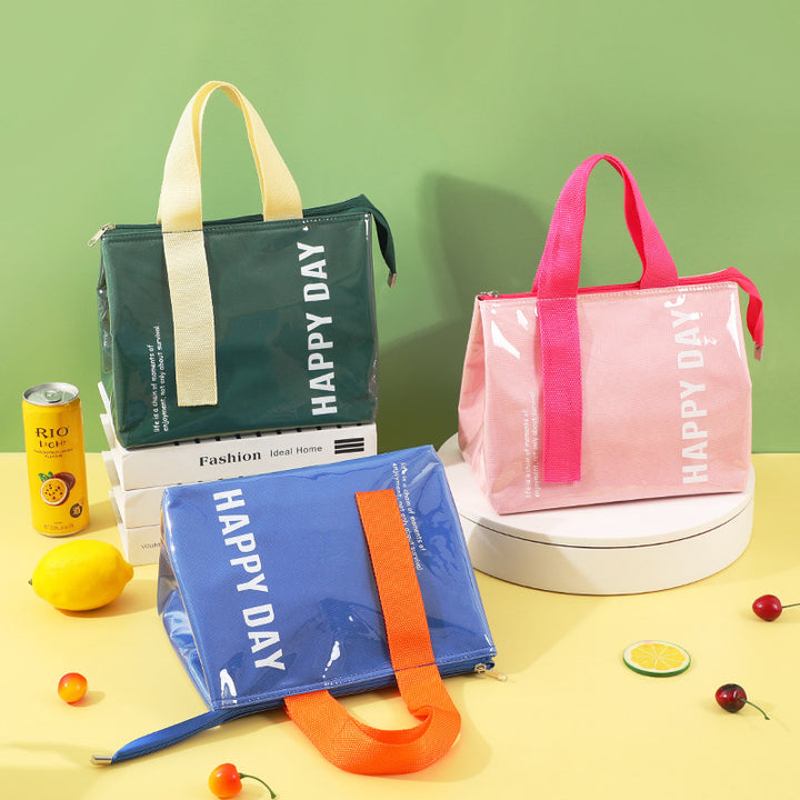 Insulated Lunch Tote with Zipper