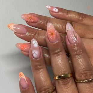 Glamorous Textured Acrylic Nail Enhancements Kalsten