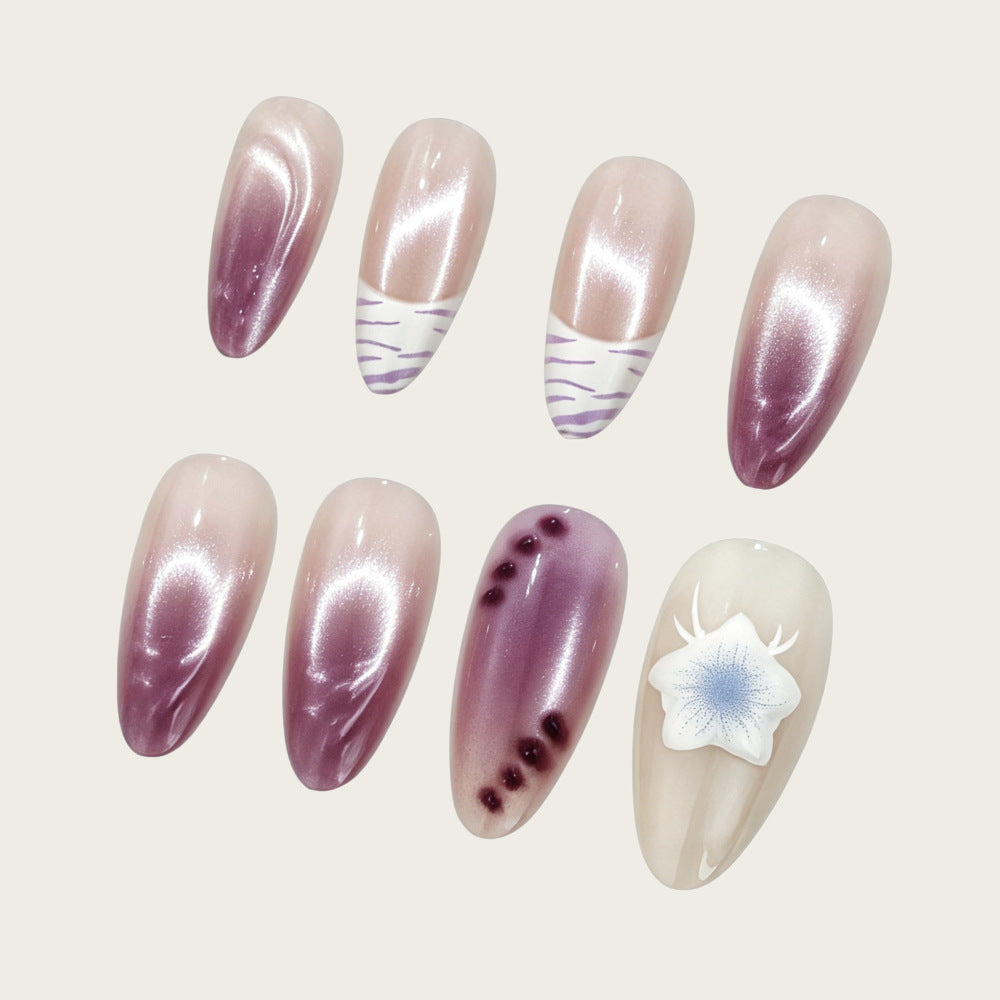 Creative artificial nails with floral design Kalsten