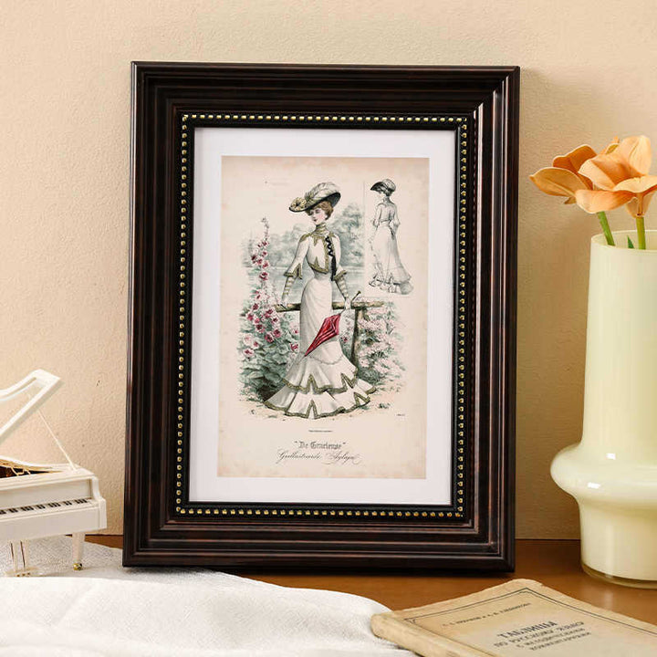 Vintage Botanical Art Frame