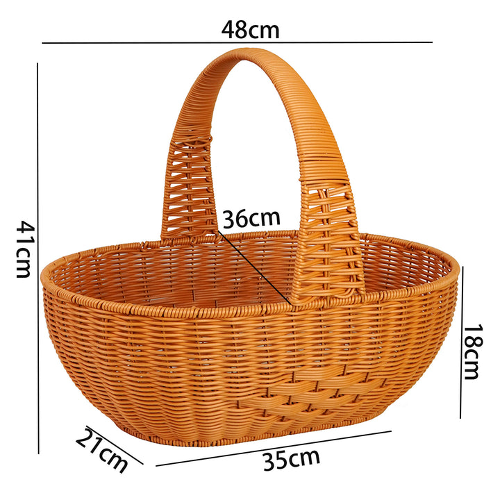 Large Woven Garden Picnic Basket Kalsten