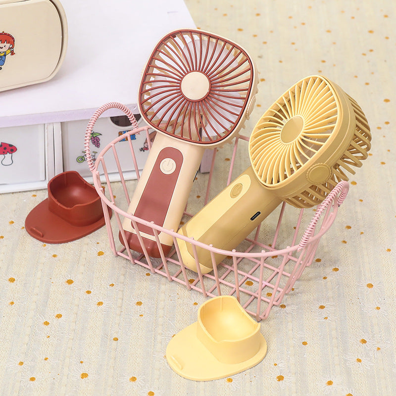 Ladies portable handheld fan with USB charging function Kalsten