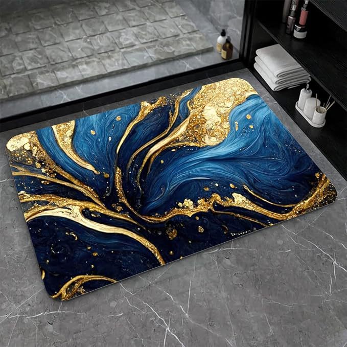 Stylish Water-Resistant Bath Mat Kalsten