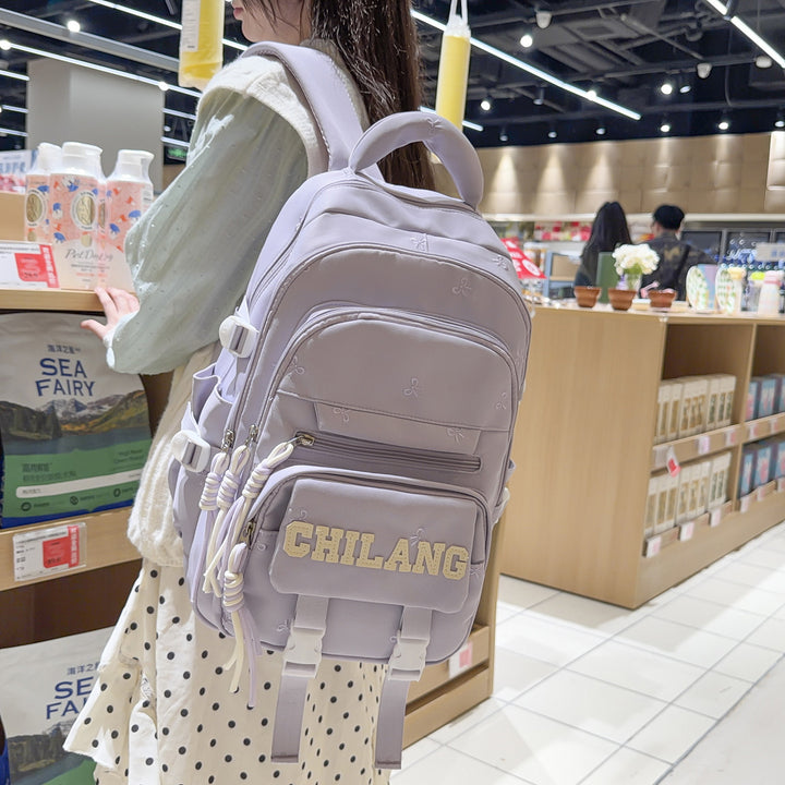 Stylish Embroidered Multi-Functional Backpack Kalsten