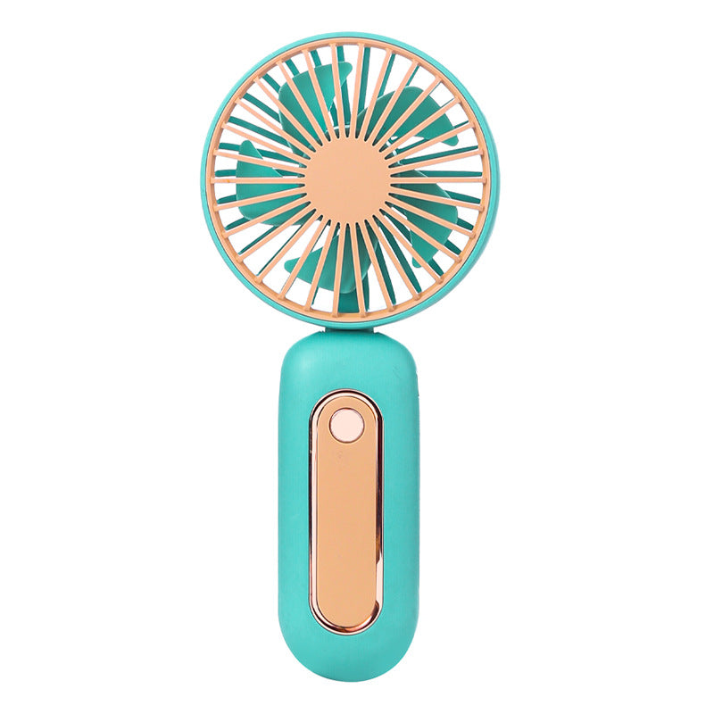 Women's Portable Mini Fan with Ergonomic Handle and Rechargeable Battery Kalsten