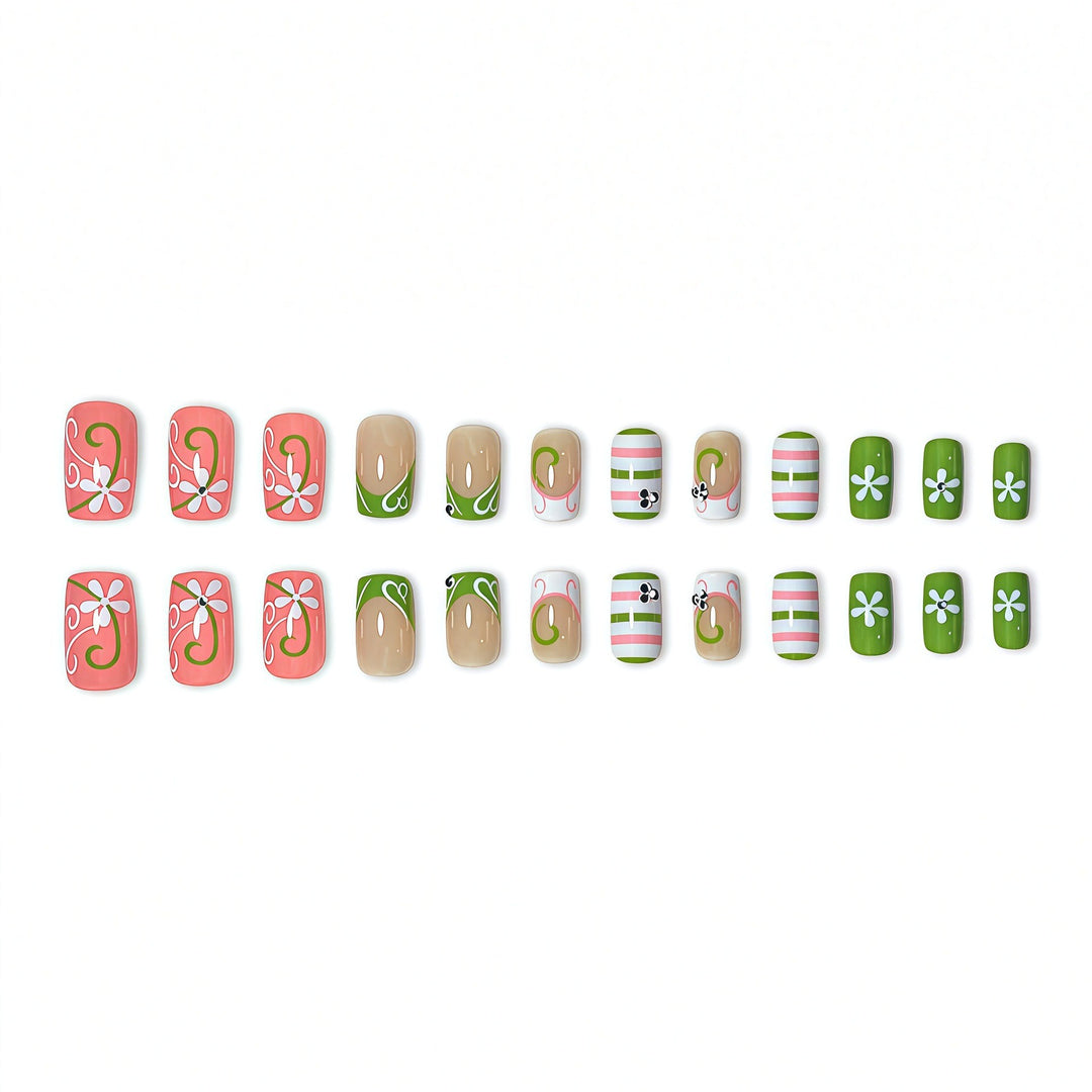 Artistic Decorative Press-On Nails Kalsten