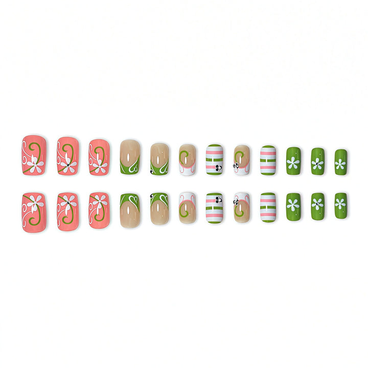 Artistic Decorative Press-On Nails Kalsten