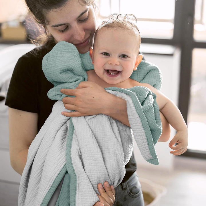 Ultra-Soft Reversible Muslin Throw Blanket kalsten