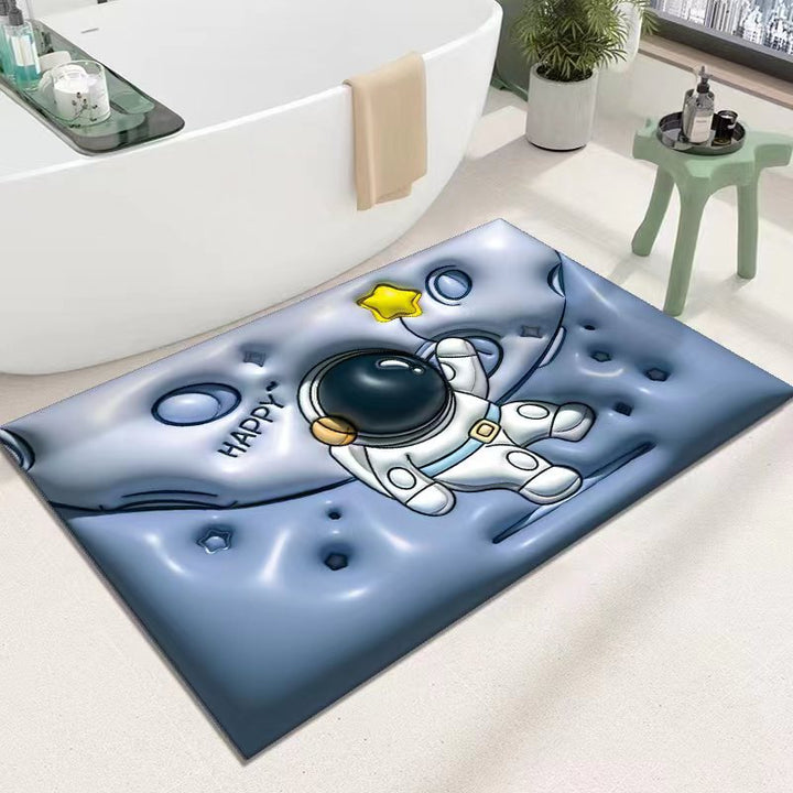 Cute Cartoon Cat Shape Bath Mat Kalsten