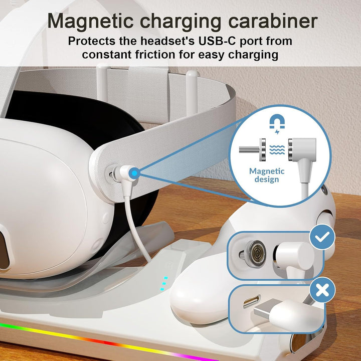 VR-Headset-Charging Station with Rgb Lighting Kalsten