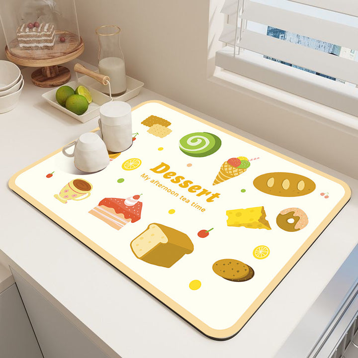 Dessert-Themed Kitchen Mat Kalsten