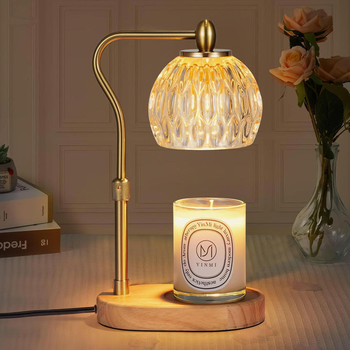 Vintage-Inspired Glass Table Lamp