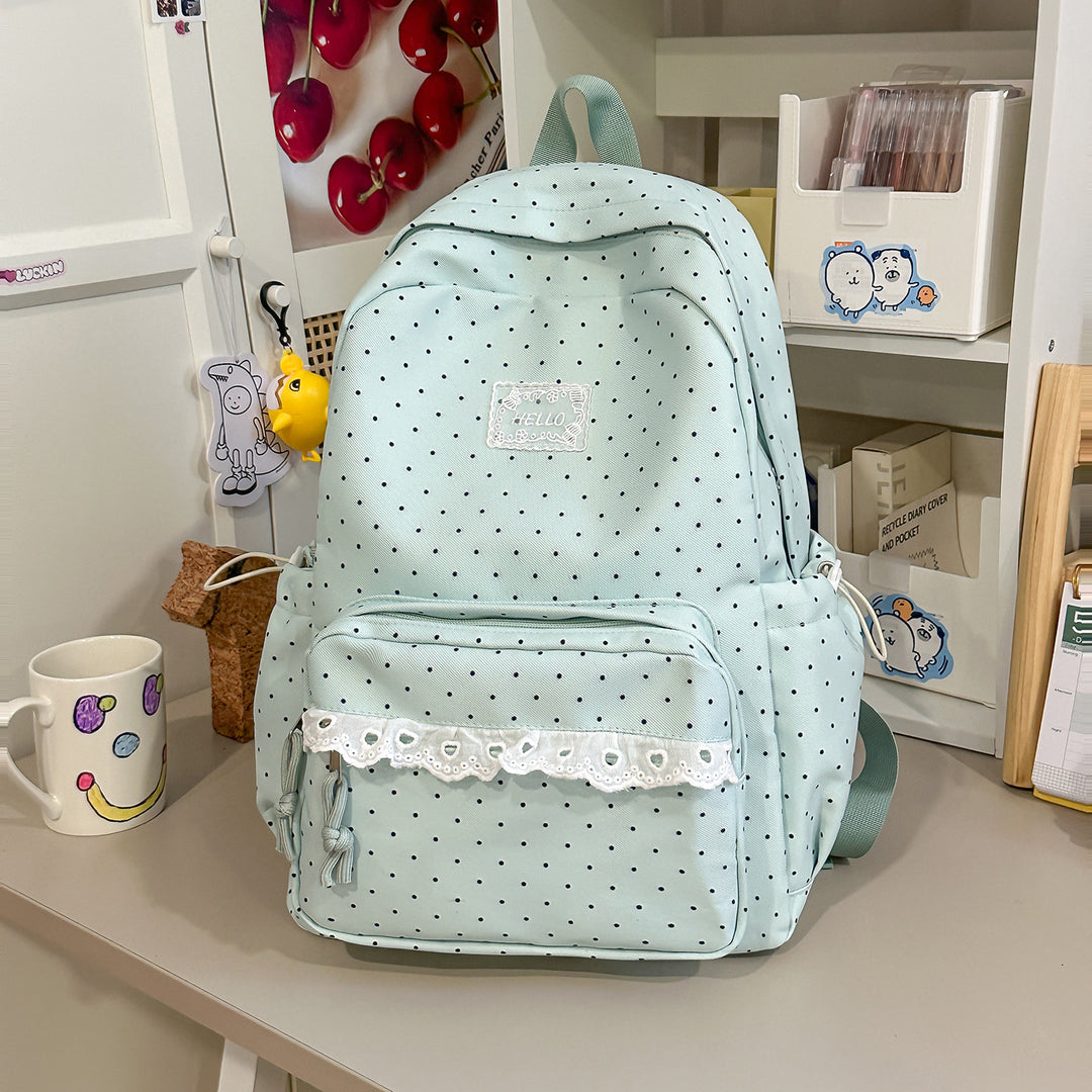 Adorable Polka Dot Backpack Kalsten