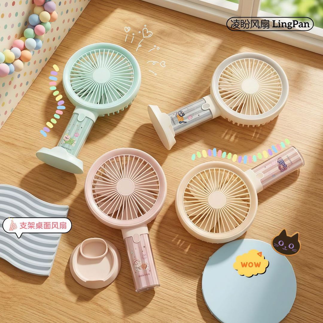 Women's Portable Handheld Fan with Spray Function and Ergonomic Design Kalsten