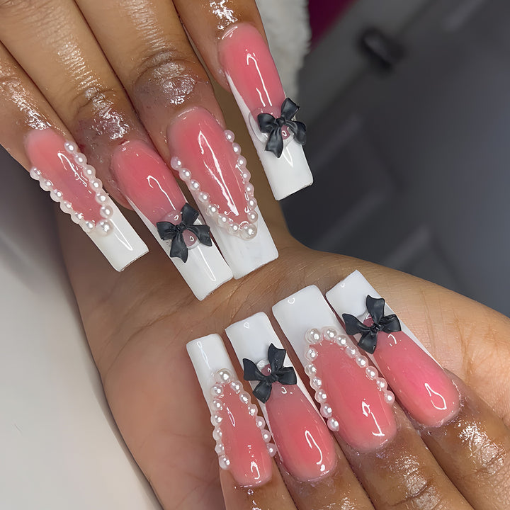 Decorative Long Press-On Nail Art Kalsten