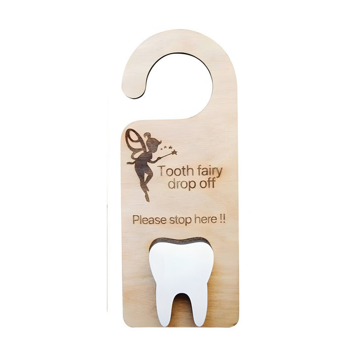 Decorative Tooth Fairy Drop-Off Sign