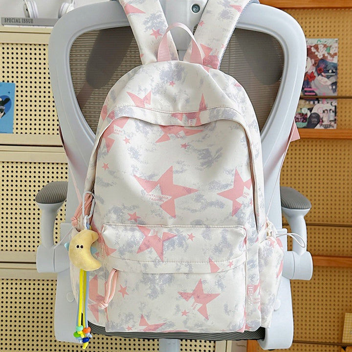 Trendy Star-Printed Backpack Kalsten