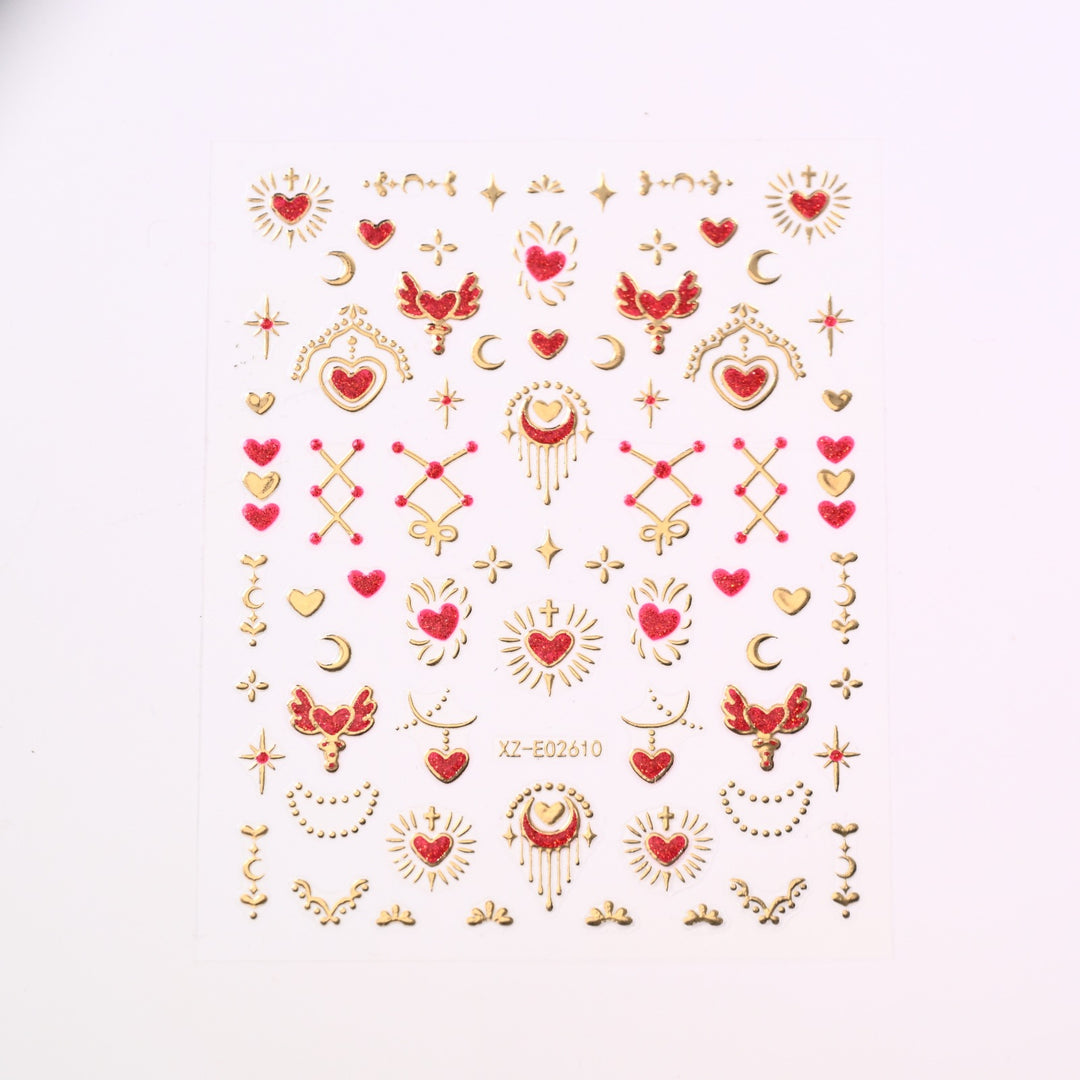 Cute Love-Themed Nail Art Charms