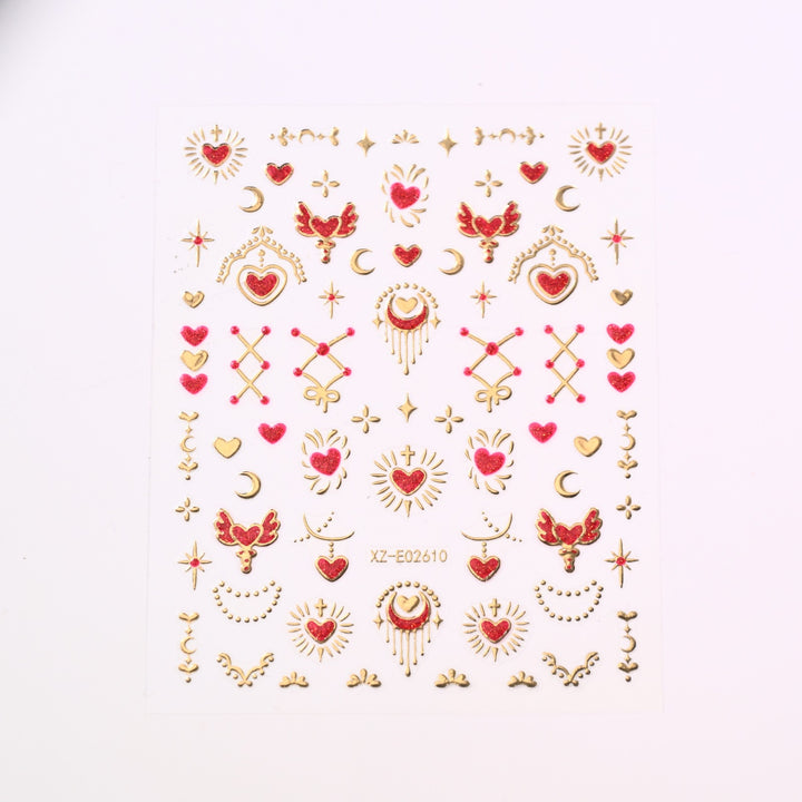Cute Love-Themed Nail Art Charms