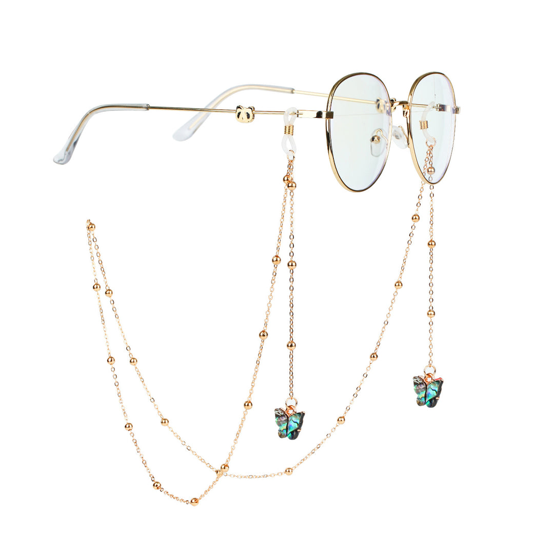 Fashionable sunglasses chains with butterfly pendants Kalsten