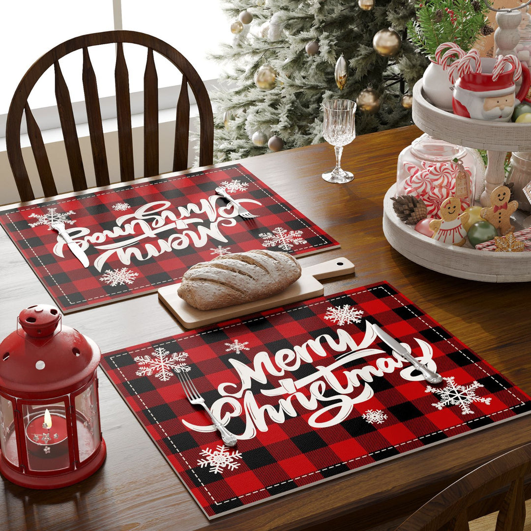 Festive Holiday Table Placemats