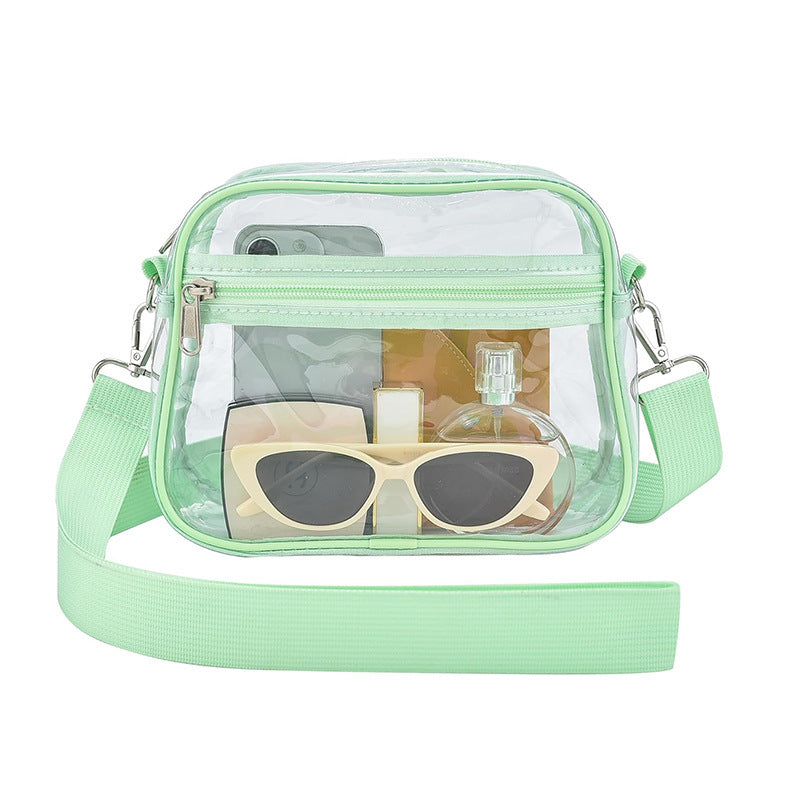 Transparent shoulder bag with versatile compartments Kalsten