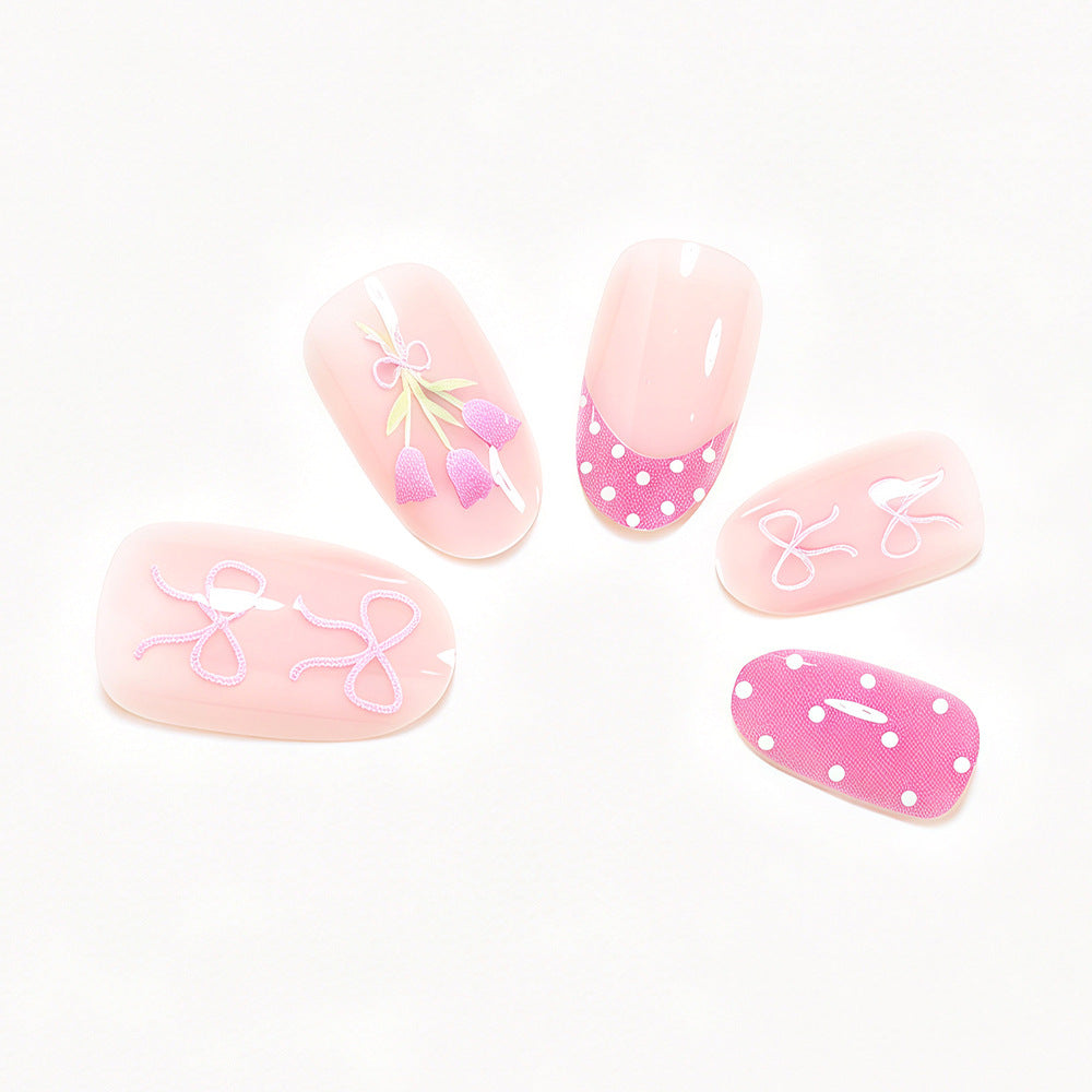 Artistic Floral Nail Art Design Kalsten