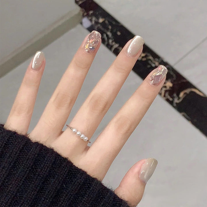 Ombre Press-On Nails with Glossy Finish Kalsten