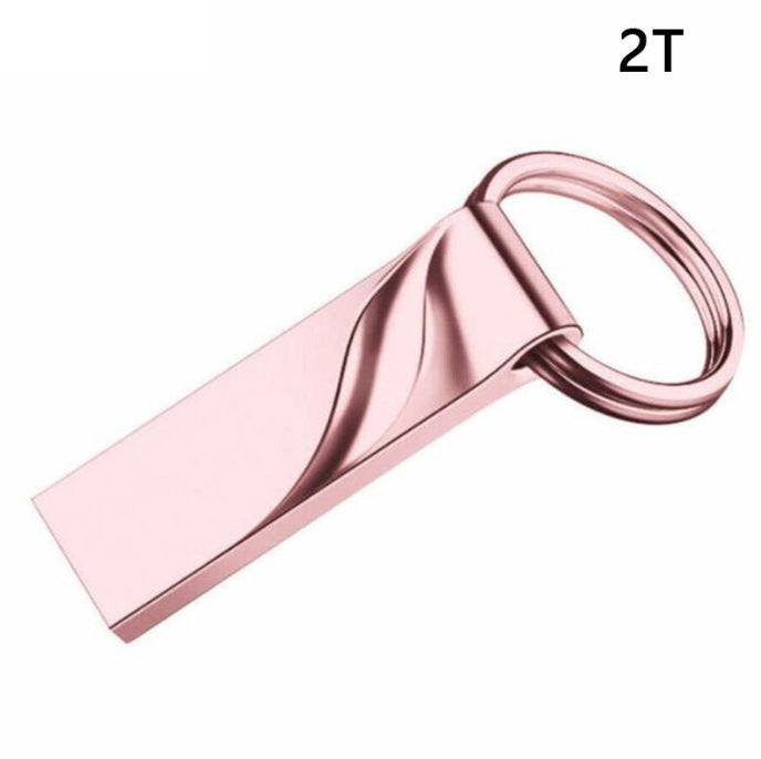 Sleek StainlesSteel Keychain USB Drive Kalsten