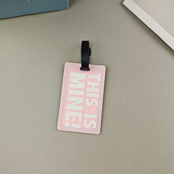 Unisex Luggage Tag with Humorous Message Kalsten