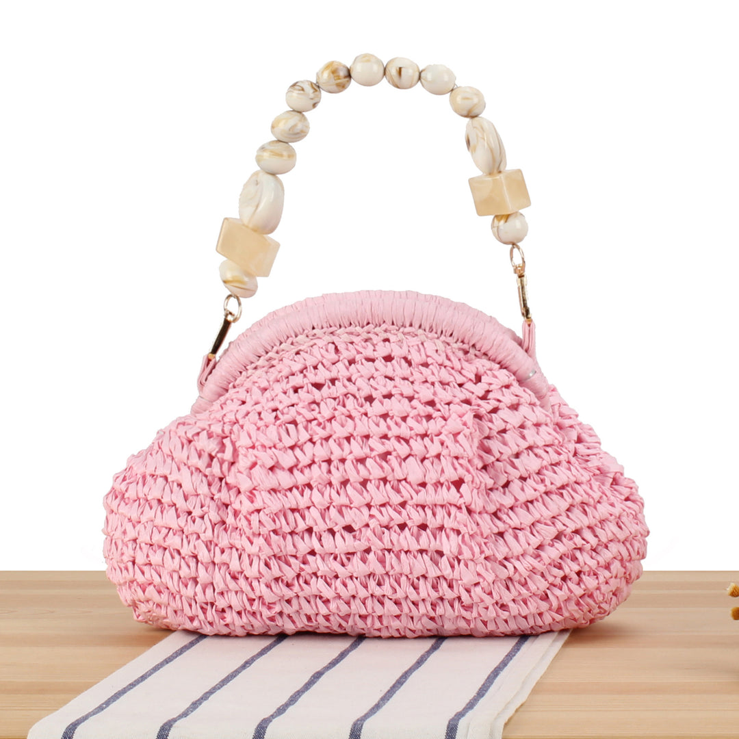 Handbag with innovative bead handle Kalsten