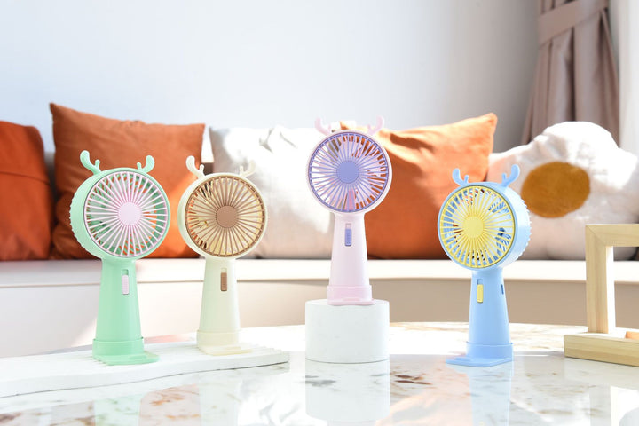 Women Portable Hand Fan with Funny Animal Design Kalsten