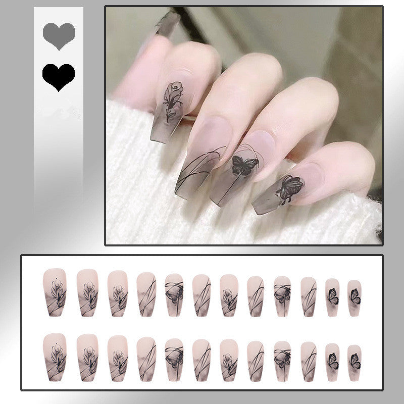 Artistic Abstract Nail Art Design