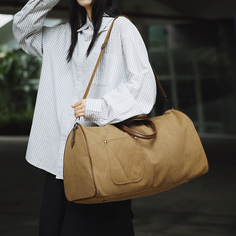 Durable Canvas Weekender Duffel Bag Kalsten