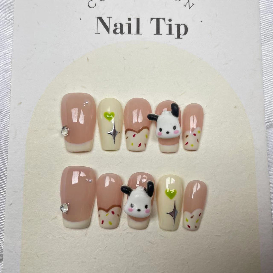 Creative Bunny-Themed Press-On Nail Set