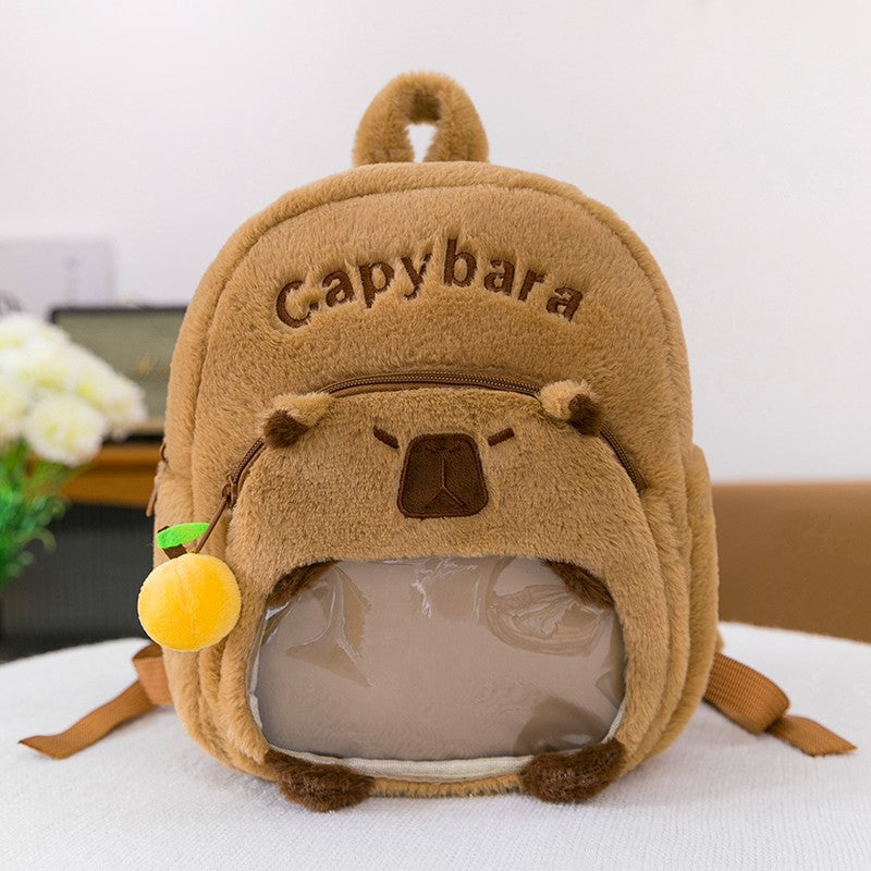 Plush Backpack in Capybara Design Kalsten