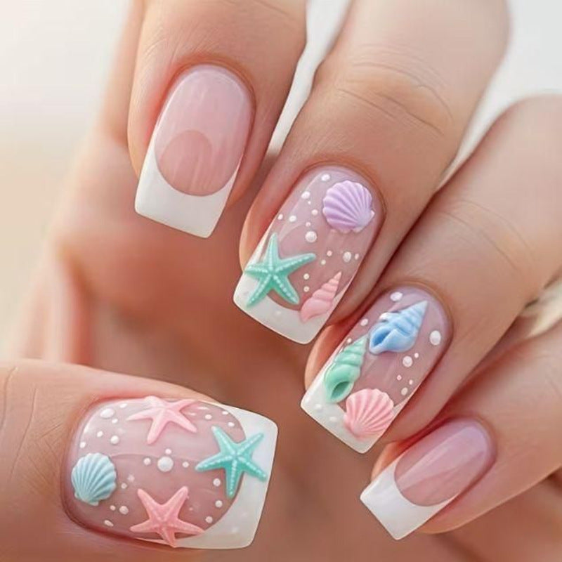 Creative Underwater-Themed Nail Art Kalsten