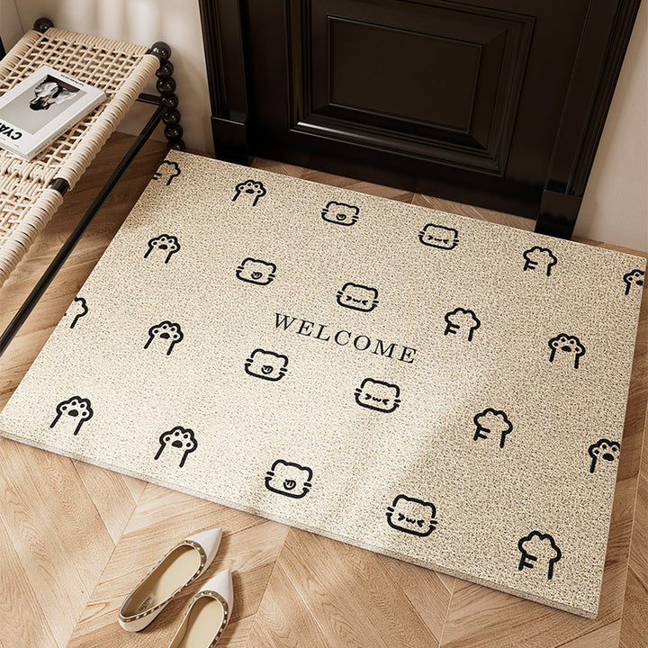 Cartoon Character Welcome Mat for Entrance