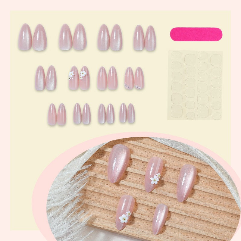 Nail art set with elegant floral designs Kalsten