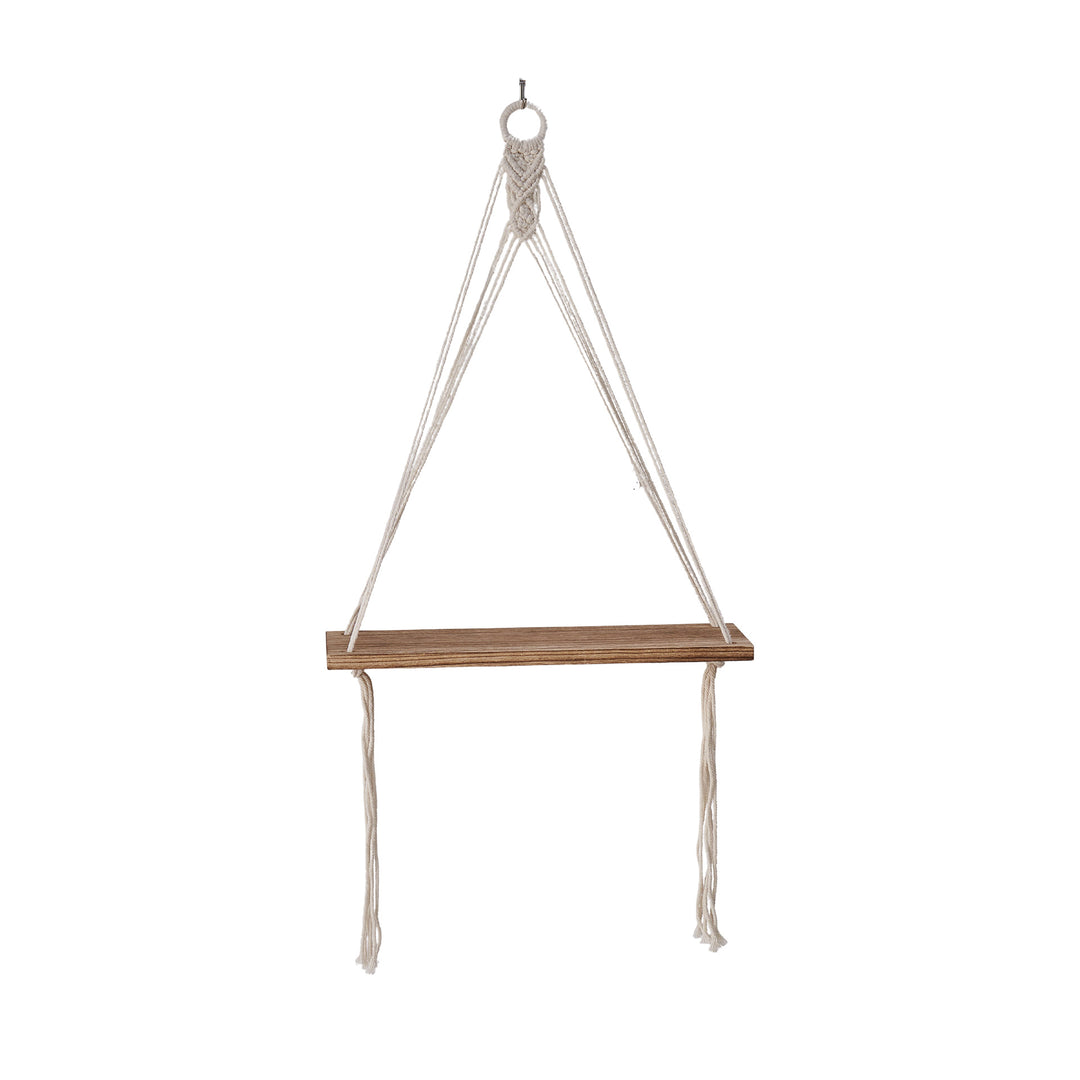 Macramé Plant Hanger Shelf