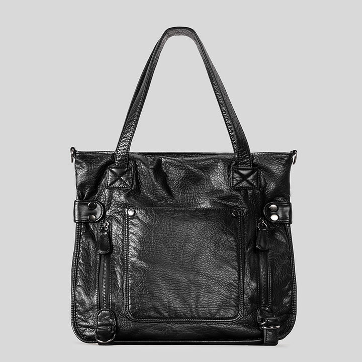 Multi-Functional Leather Tote