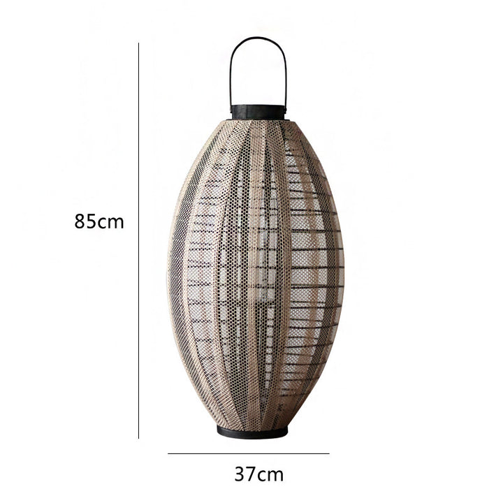 Elegant lantern with metal grid Kalsten