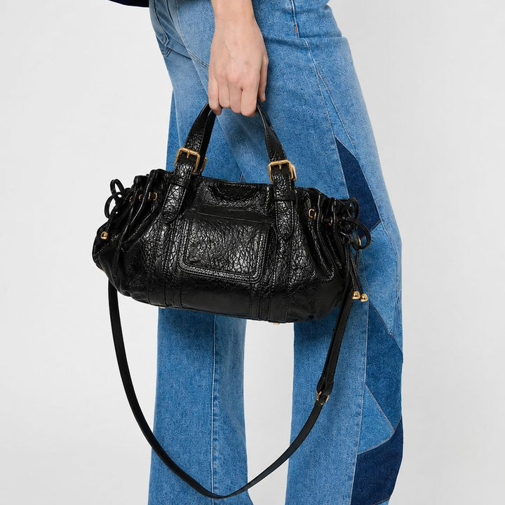 Luxurious Textured Leather Handbag