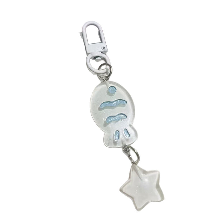 Playful keychain with fish and star motif Kalsten