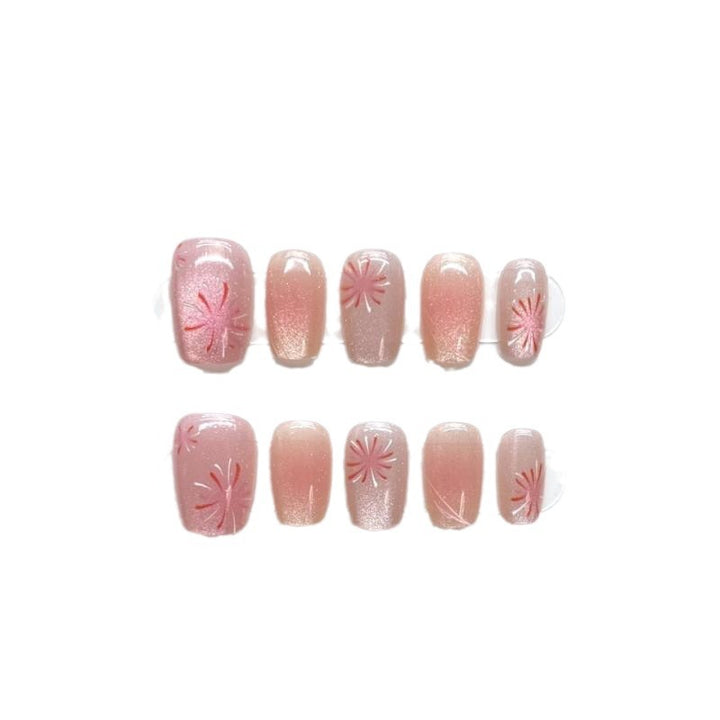 Premium Floral Press-On Nail Collection Kalsten