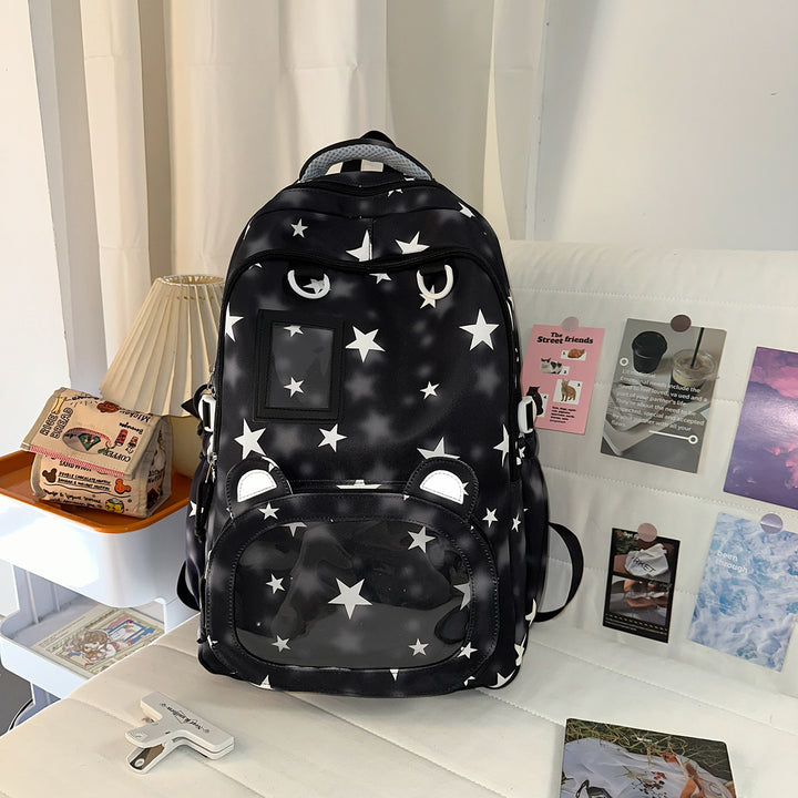Backpack with Cute Applications and Thoughtful Storage Kalsten