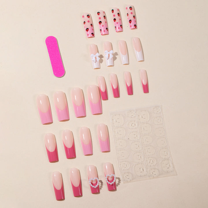 Creative Strawberry Nail Art Extensions Kalsten