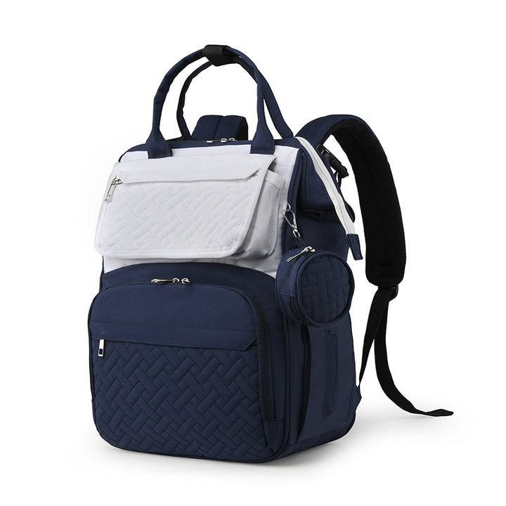 Multi-Functional Quilted Diaper and Travel Backpack Kalsten