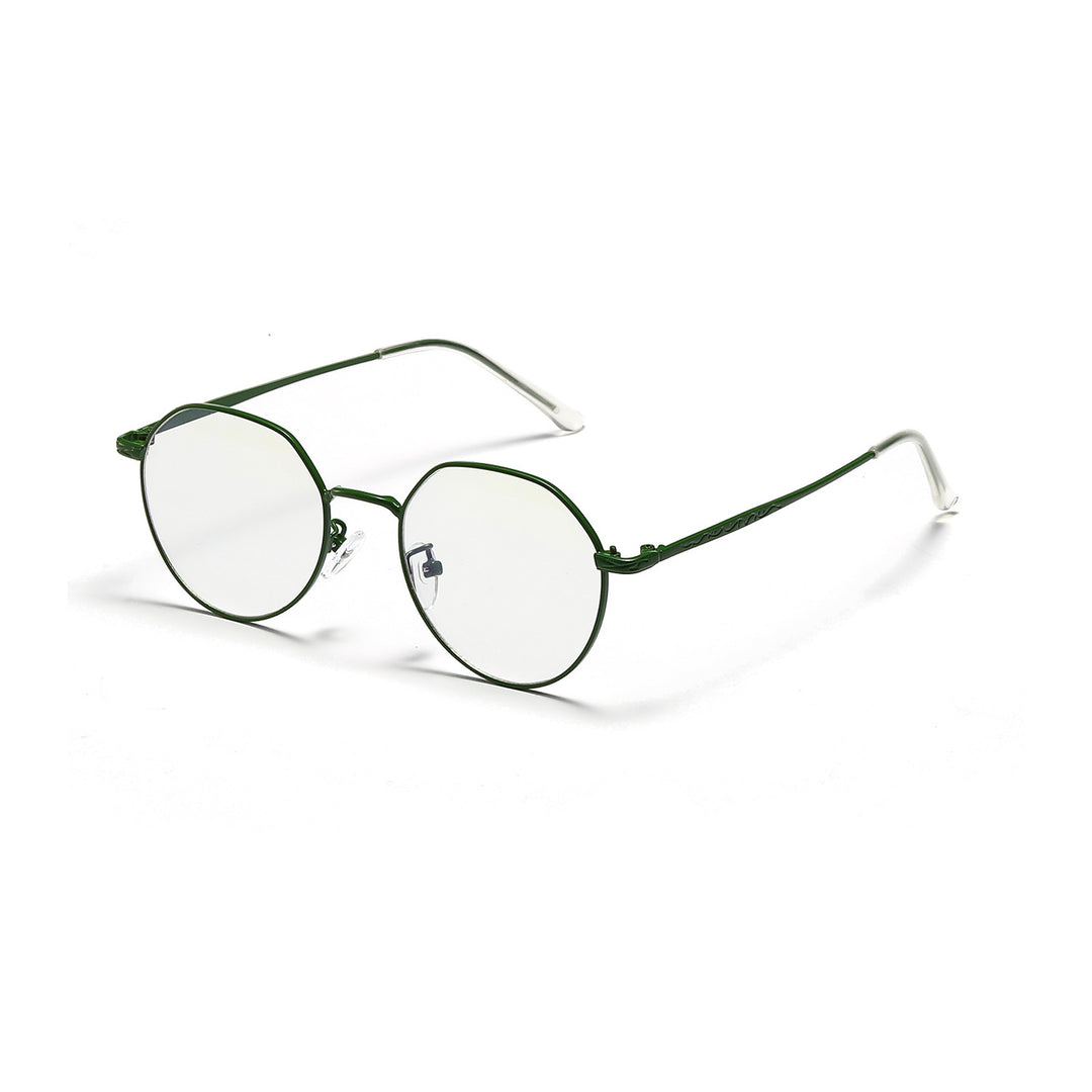 Women's round glasses with delicate metal frame Kalsten