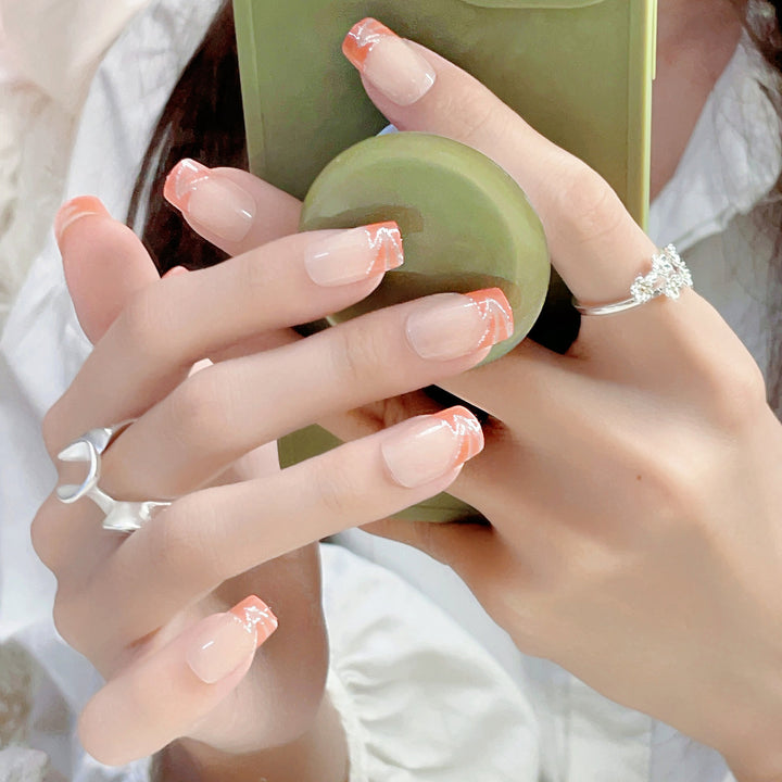 Artistic Gradient Press-On Nail Set